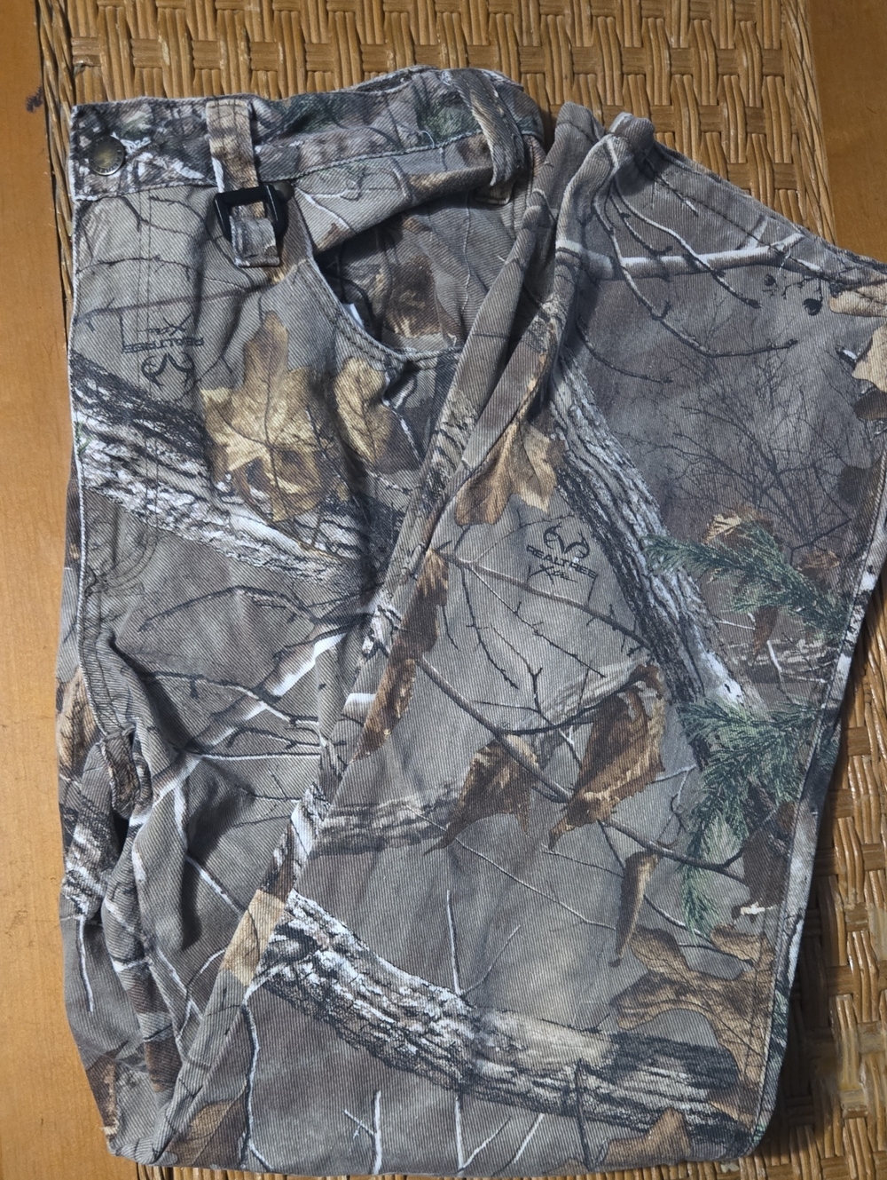 Realtree Camouflage Pants in Brown and Green Tones